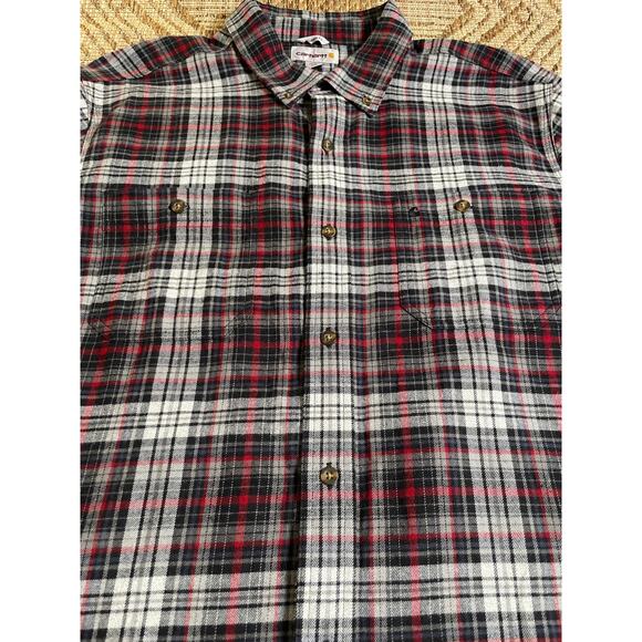 Carhartt Plaid Sz XL 100% Cotton flannel button front - Picture 9 of 9